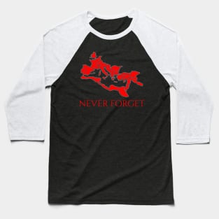 Roman Empire - Never Forget - SPQR Baseball T-Shirt